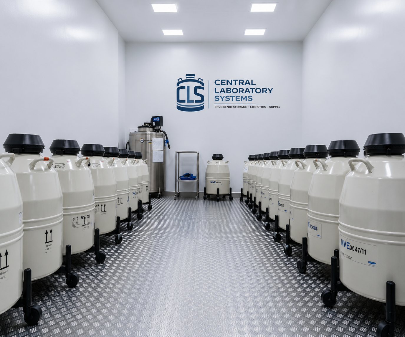 Central Laboratory Systems cryogenic storage facility